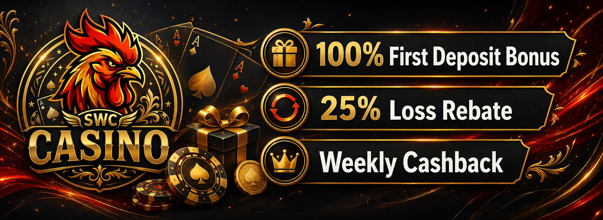 First cash-in bonus at SWC Casino